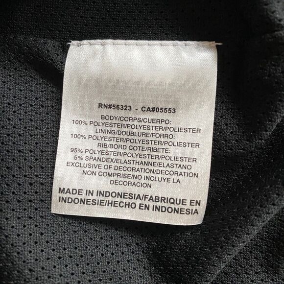 Nike Mens Dri-Fit Jacket Franklin XL Black Windbreaker Zip Coat Basketball - Picture 7 of 10